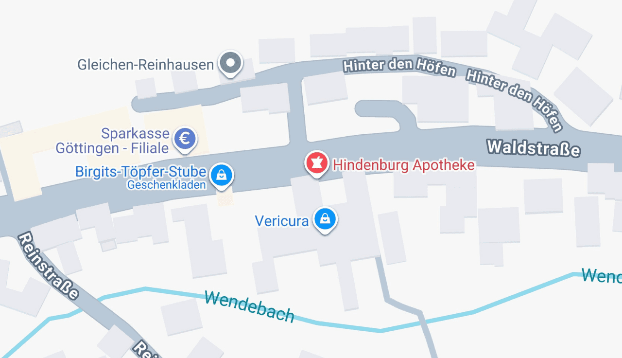 Vericura Standort Google Maps Screenshot